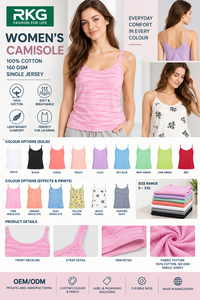 Women's Breathable Casual Knitted Spandex/Cotton Tanks <b>Top</b> Camisole - Product Image 2