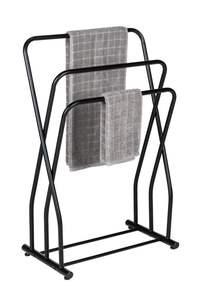 Toallero Moderno de Acero Inoxidable de 2 Niveles con Estante, para Interiores y Exteriores, para Baños, Hoteles y Restaurantes - Product Image 3