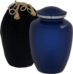 Sunset Boat Galaxy Scene Metal Urns for Ashes Artistic Memorial <b>Keepsake</b> Metal Urns for Home - Product Image 5