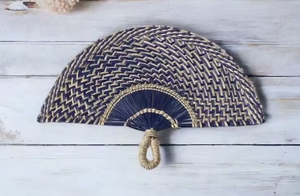 Abanico de Mano de Bambú Vintage al por Mayor, Estilo Hojas de Palma, Regalo para Bodas y Fiestas - Product Image 5