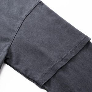 Camiseta de primera calidad para hombre, de doble capa, informal, estilo urbano, de algodón, 2 en 1, con doble manga, para chicos. - Product Image 3