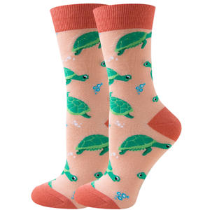 Fabricante de Algodón, Calcetines Personalizados OEM, Novedosos, Divertidos, con Diseños de Frutas, Comida y Animales, para Hombre y Mujer - Product Image 2