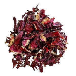 Fleur d'hibiscus séchée biologique de haute qualité pour la minceur, provenant de sources durables, thé aux herbes Sabdariffa vibrant en vrac - Product Image 1