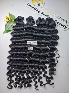 Extensions de cheveux humains vierges vietnamiens Super Double Drawn trame brute vague profonde 100g toutes les couleurs vendeur de haute qualité en gros - Product Image 2