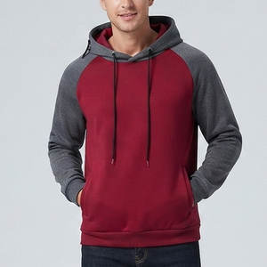 Sweat-shirt à capuche surdimensionné pour homme, manches raglan, en molleton de coton premium, fabrication OEM ODM, vente en gros - Product Image 1