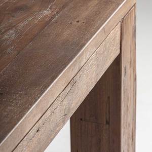 Modern Rectangle Solid <b>Wood</b> Dining <b>Table</b> with Fluted Pedestal Base <b>Foldable</b> Design for 6 Home Furniture - Product Image 3