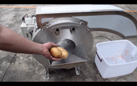 Nouvelle trancheuse à pommes de terre multifonctionnelle commerciale à haute efficacité, coupe-légumes réglable pour la maison, les hôtels et les restaurants - à moteur