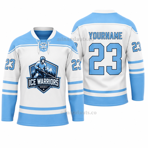 Jersey Profesional de Hockey sobre Hielo, Uniforme de Equipo Personalizado, Camiseta de Hockey Transpirable de Secado Rápido, Fábrica OEM, Logotipo, Nombre y Número Personalizados - Product Image 2