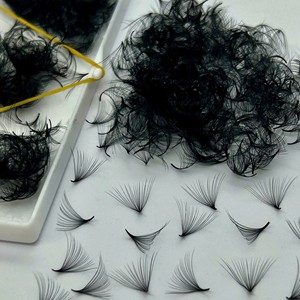 Extensions de cils VIETKINGLASH, courbure CC/D/DD/M/L, longueur 7-20mm, faites à la main, volume pré-fait, éventail souple, aspect naturel - Product Image 6