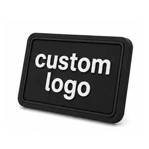 Patch PVC Imprimé Personnalisé Léger et Imperméable avec Logo en Caoutchouc en Relief 3D de Haute Qualité pour Vêtements Décontractés, Chapeaux, Sacs, Chaussures et Articles de Travail - Product Image 1
