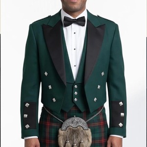 Men <b>Prince</b> Charlie Jacket Scotland Formal Wear Kilt Outfit Wedding <b>Coat</b> OEM Custom Manufacturer Supplier - Product Image 1