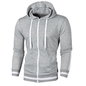 Survêtement en molleton brossé pour homme, mélange coton et polyester, intérieur thermique doux, sweat à capuche zippé, pantalon de jogging - Product Image 3