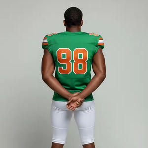 Uniformes de Fútbol Americano Más Vendidos, Ligeros, para Adultos, 100% Poliéster, Impresión Personalizada, Secado Rápido, Marca Privada, Tallas Grandes, OEM - Product Image 2