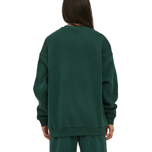 เสื้อสเวตเตอร์คุณภาพสูงแบบยูนิเซ็กซ์ หนัก 400GSM ผ้าฟลีซ สกรีนโลโก้ได้ตามสั่ง เสื้อคอกลมแบบเรียบ - Product Image 3