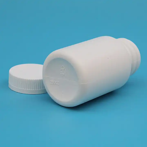 Sello de Bomba para Envases de Cápsulas de HDPE para Medicamentos, Certificado ISO 9001, Botellas de Diseño Personalizado, Envases Cilíndricos Industriales Nuevos para Medicamentos - Product Image 3