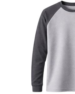 Custom Mens Raglan Jersey Long Sleeve T Shirt Cotton Polyester Crew Neck Casual Contrast Sleeve <b>Baseball</b> <b>Tee</b> OEM Apparel Supply - Product Image 3