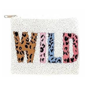 Monedero Pequeño con Cuentas y Cierre de Cremallera, Diseño de Letras, Ecológico, para Ella, Regalo de Cumpleaños - Product Image 1