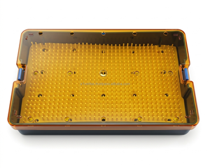 Plateau de stérilisation en plastique de qualité professionnelle A-1 VERITAS, organiseur médical pour instruments chirurgicaux, réutilisable et autoclavable - Product Image 1