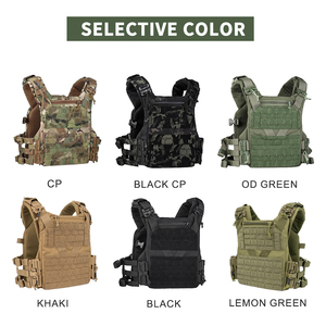 Chaleco Táctico Portaplacas con Sistema MOLLE para Entrenamiento al Aire Libre (Nylon/Poliéster) — Chaleco de Entrenamiento de Seguridad - Product Image 6