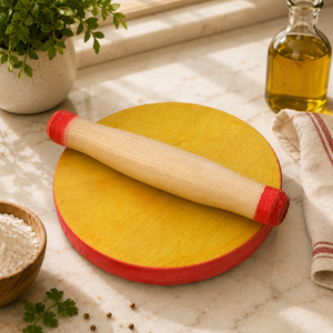 Juego de Chakla Belan Elegante de Falah International, de Alta Calidad, Hecho a Mano con Madera y Metal, Venta al Por Mayor Directa de Fábrica, OEM - Product Image 1