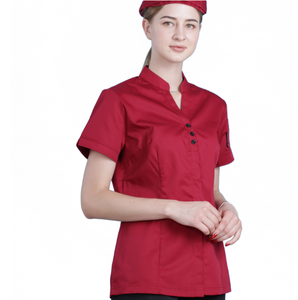 Chaqueta de Chef Profesional de Manga Corta y Larga, Uniforme de Cocina para Restaurante, Ropa de Trabajo Cómoda para Cocina, Fabricante Mayorista - Product Image 3