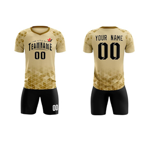 Ensemble de maillot de football rayé bleu et blanc pour homme, manches courtes, col en V, polyester respirant, coupe régulière, nom d'équipe personnalisé, élastique - Product Image 6