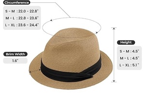 Chapeaux Panama en paille réglables pour l'équitation en plein air, style Fedora, pour le voyage, la randonnée et l'équitation, respirants, vente en gros OEM - Product Image 3