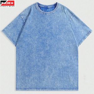 Camiseta de Moda con Lavado Ácido, Logotipo Personalizado, Algodón, Estilo Urbano Oversize - Product Image 1