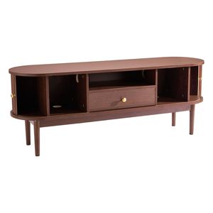 Mobile TV Moderno Stile Mid-Century, Centro Intrattenimento per TV fino a 58 Pollici, Capacità di Carico 350 Libbre, Consolle Multimediale con Cassetti - Product Image 1