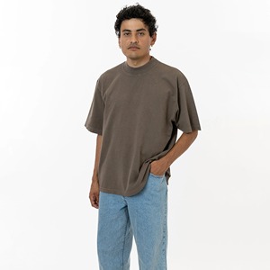 Camiseta Oversize con Estampado Gráfico, Lavado Ácido, para Hombre, Estilo Urbano, Manga Corta, Algodón Negro, Top de Moda - Product Image 4