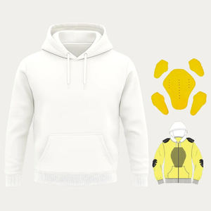 Hoodie de protection pour moto personnalisé, homologué CE, coupe-vent, respirant, en molleton de coton, pour la conduite à moto, grandes tailles, OEM ODM - Product Image 2