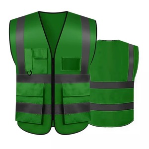 Gilet de sécurité réfléchissant haute visibilité avec plusieurs poches, gilet de travail extérieur, logo personnalisé pour fournisseur de vêtements de sécurité du Pakistan - Product Image 6