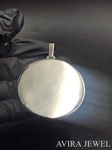 Colgante de Moda Hip Hop de Plata Esterlina con Baño de Oro Rosa Amarillo, Sin Níquel, Sin Plomo, con Moissanita de 3 CT, Unisex y de Tendencia - Product Image 3