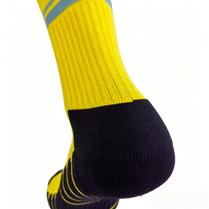 Chaussettes de football et de baseball tricotées en gros, personnalisables avec logo, pour hommes, hauteur genou - Product Image 2