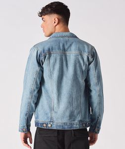 <b>Men's</b> Vintage Washed <b>Denim</b> <b>Jacket</b> for Casual Street Style High Quality Lightweight <b>Denim</b> <b>Jackets</b> - Product Image 5