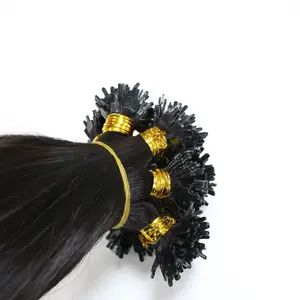 Nuovo prodotto capelli umani brasiliani doppia punta a y disegnata estensione dei capelli lisci biondi prezzo all'ingrosso OEM OBM