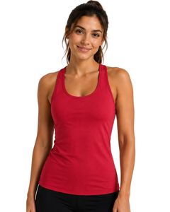 Camiseta Deportiva sin Mangas para Mujer, Estilo Racerback, Transpirable, para Yoga, Gimnasio, Fitness, Ejercicio, Ropa Deportiva Elástica - Product Image 1