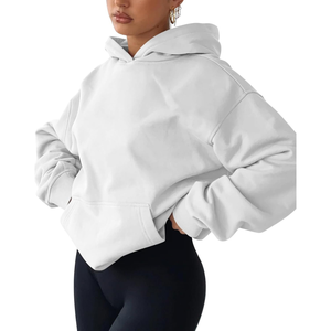 Sudadera Moderna de Invierno para Mujer, Tejida, Estilo Urbano, Textura Suave, Forro Cálido, Ajuste Flexible, Ecológica, Transpirable y Cómoda - Product Image 1