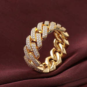 Hip Hop <b>Ring</b> Moissanite <b>Ring</b> for Men or Women - Product Image 1