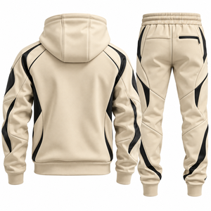 Chándal Oversize de Alta Calidad con Estilo Urbano, Transpirable, ODM, 400GSM, de Felpa Técnica con Lavado Ácido y Logotipo Personalizado - Product Image 2