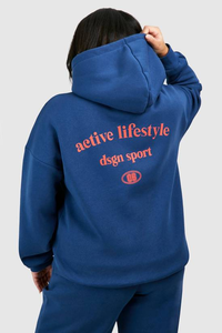 Conjunto de Sudadera con Capucha y Pantalones Deportivos Personalizados para Mujer, Casuales, de Invierno, de Forro Polar Sólido, Transpirables y Ecológicos, 100% Algodón - Product Image 5