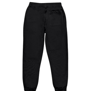 Pantalones de hombre al por mayor de corte relajado con cintura elástica personalizada, cordón, bolsillos laterales, bolsillo trasero con parche y dobladillo con puño, ropa casual para estar en casa. - Product Image 1