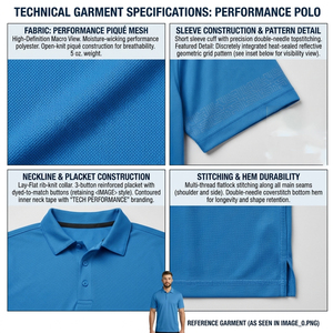 Chemises polo en polyester personnalisées pour hommes, vêtements de golf, chemise de sport à séchage rapide, haut d'entraînement respirant, chemise polo décontractée - Product Image 6