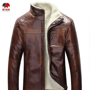 Veste en cuir respirante pour homme, design personnalisé Ryan Pro Gear, impression de logo sur mesure, poches zippées - Product Image 1
