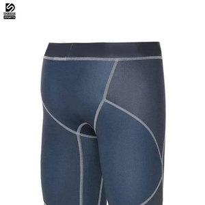 กางเกงรัดรูประบายอากาศสำหรับผู้ชายกางเกงออกกำลังกายผ้าสแปนเด็กซ์แบบแห้งเร็วผ้าโพลีเอสเตอร์ - Product Image 6