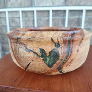 Bol élégant en résine époxy et bois, sans BPA, écologique, fait main, avec détails en résine lisse et bois dur naturel, par Apex Align - Product Image 2