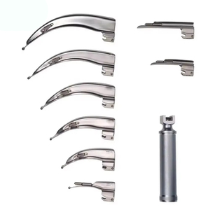 Servicio ODM personalizado, laringoscopio de fibra óptica quirúrgico reutilizable, fácil de agarrar, para uso hospitalario y médico, en venta. - Product Image 1