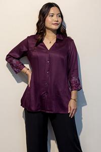 Eica Wine GIZA เสื้อคอตตอนพรีเมี่ยมและสง่างามสำหรับผู้หญิงซื้อโดยตรง - Product Image 3