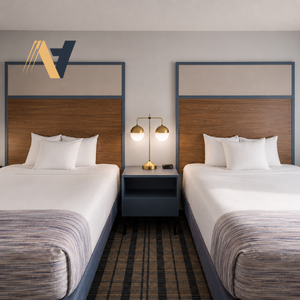 Muebles de hotel contemporáneos e inteligentes para AmericInn, diseñados para espacios acogedores y la máxima comodidad para huéspedes, de fábrica en Vietnam. - Product Image 2