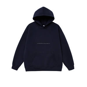 Sweat à capuche pour homme sans cordon avec broderie de logo personnalisé, de haute qualité, en molleton lourd de 450 g/m², pour l'automne - Product Image 6